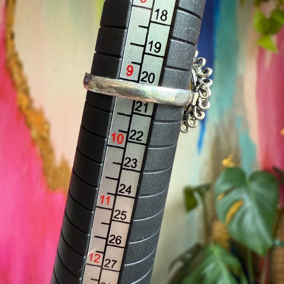 Oval Agate Ring Sz 9 | E - Picture 3 of 6